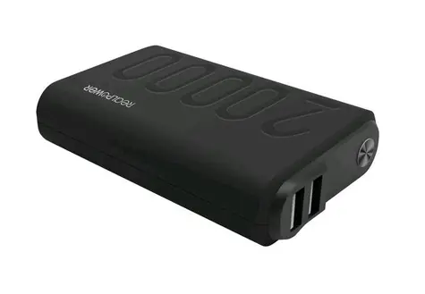 RealPower PB-20000 PD+ černá / Powerbanka 20000 mAh / USB & USB-C / 12V / 3A
