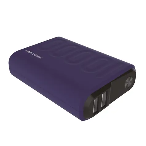 RealPower PB-10000 PD+ modrá / Powerbanka 10000 mAh / USB & USB-C / 12V / 3A