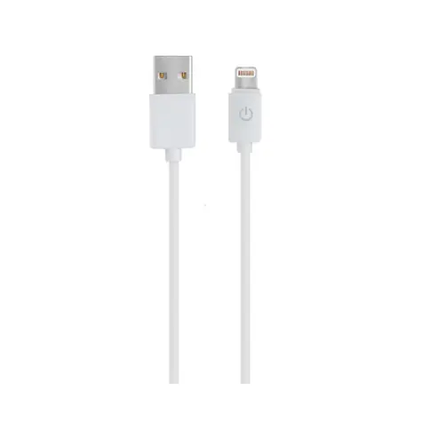 RealPower USB kabel USB 2.0 USB-A samec - Lightning konektor 1 m bílá