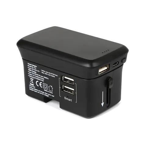 RealPower TravelCharge-4K černá / cestovní nabíječka / 4000mAh