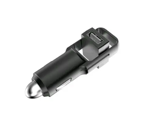 RealPower 219735 USB nabíječka do auta černá / 2x USB/ 2400 mA
