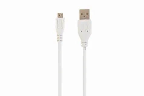 Gembird Micro USB kabel 1.8 m bílá / USB-A (M) - Micro USB (M)
