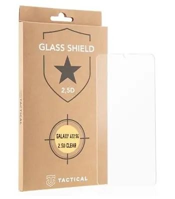 Tactical Glass Shield 2.5D sklo pro Samsung Galaxy A22 5G čirá