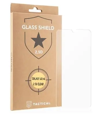 Tactical Glass Shield 2.5D sklo pro Samsung Galaxy A32 4G čirá