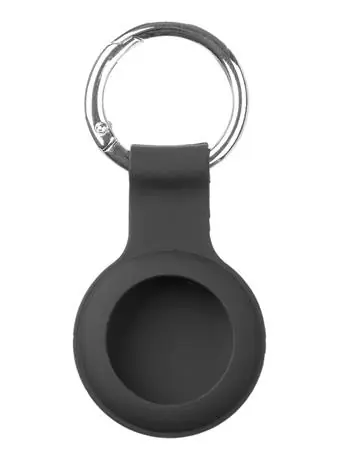 Tactical Airtag Beam Silicone pouzdro pro Apple Airtag černá