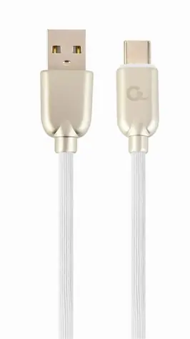 Gembird CC-USB2R-AMCM-1M-W USB-C kabel 1 m bílá / USB 2.0 A (M) - USB-C (M)