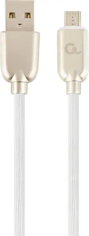 Gembird CC-USB2R-AMMBM-2M-W Micro USB kabel 2 m bílá / USB-A (M) - Micro USB (M)