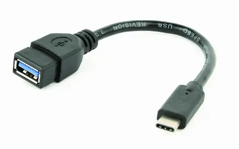 Gembird A-OTG-CMAF3-01 OTG USB-C adaptér / USB-C (M) - USB-A (F) / 0.2 m
