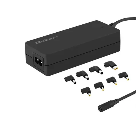 Qoltec 50011 Qoltec Univerzállni napájecí Adaptér 65W / 8 plugins +power cable