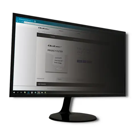 Qoltec 51055 Privatizing filter RODO 21.5 | 16:9