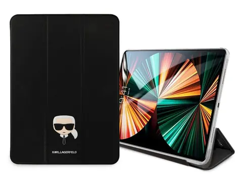 Karl Lagerfeld Head Saffiano Pouzdro pro Apple iPad Pro 11 černá