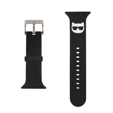 Karl Lagerfeld Choupette Head Řemínek pro Apple Watch 42 & 44mm černá