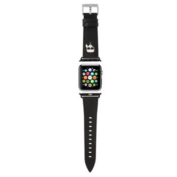 Karl Lagerfeld Karl Head PU Řemínek pro Apple Watch 38 & 40mm černá