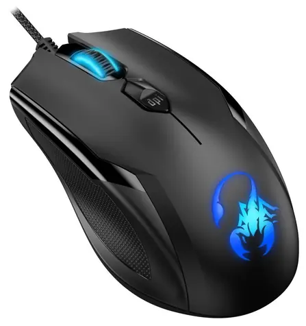 GENIUS GX GAMING AMMOX X-1 600 / drátová / 3200 DPI / RGB podsvícení / USB / černá