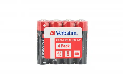 Verbatim Alkalické baterie AA 4ks