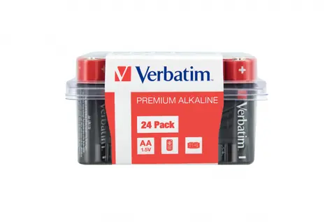 Verbatim Alkalická Baterie AA (LR6) 24ks