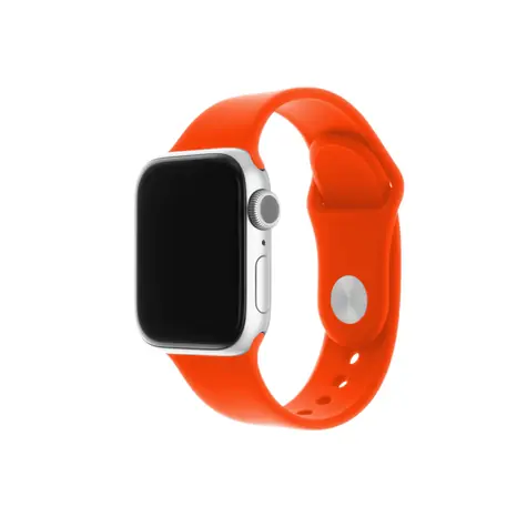 FIXED Silicone Strap Set silikonových řemínků pro Apple Watch 38 & 40 & 41 mm meruňková