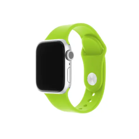 FIXED Silicone Strap Set silikonových řemínků pro Apple Watch 38 & 40 & 41 mm zelená