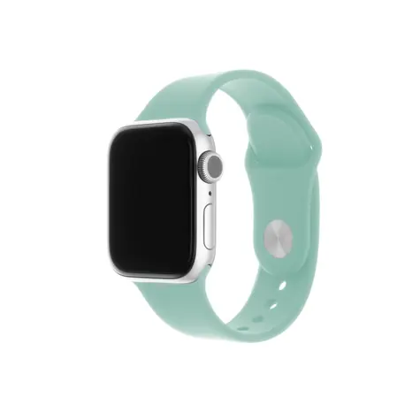 FIXED Silicone Strap Set silikonových řemínků pro Apple Watch 42 & 44 & 45 mm světlě zelená