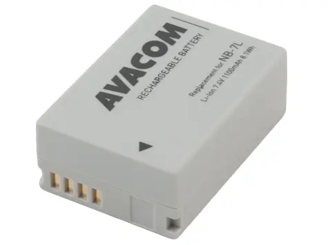 AVACOM Náhradní baterie Canon NB-7L / Li-ion / 7.4V / 1100mAh / 8.1Wh