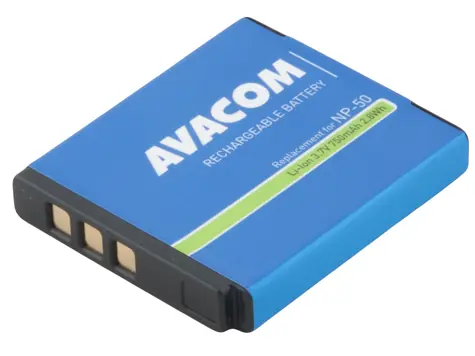 AVACOM Náhradní baterie Fujifilm NP-50 / Li-Ion / 3.7V / 750mAh / 2.8Wh
