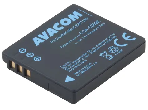 AVACOM Náhradní baterie Panasonic CGA-S008E / Li-Ion / 3.6V / 750mAh / 2.7Wh