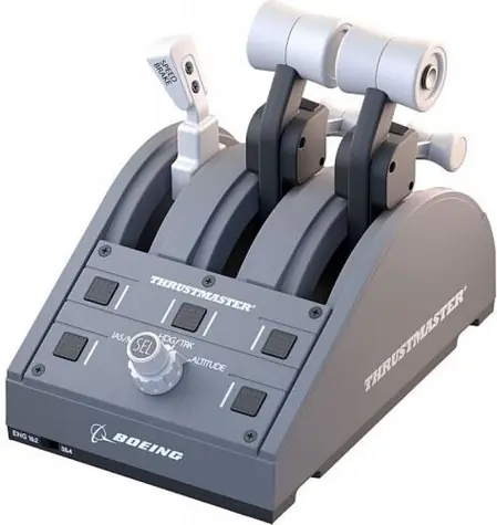 Thrustmaster TCA Quadrant Boeing Edition / plynový kvadrant Boeing / pro PC & Xbox / USB