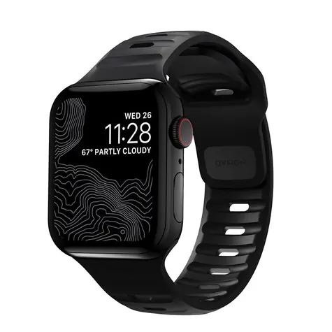 Nomad Sport Strap (M-L) řemínek pro Apple Watch 49 & 45 & 44 & 42 mm černá