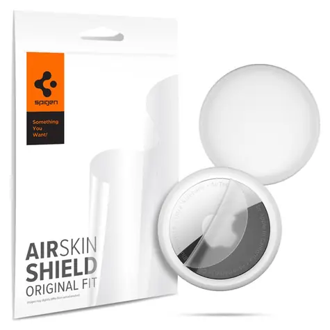 Spigen AirSkin Shield HD ochranná fólie pro Apple AirTag 4ks čirá