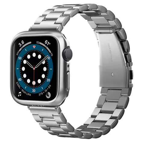 Spigen Thin Fit ochranný kryt pro Apple Watch 44mm šedá