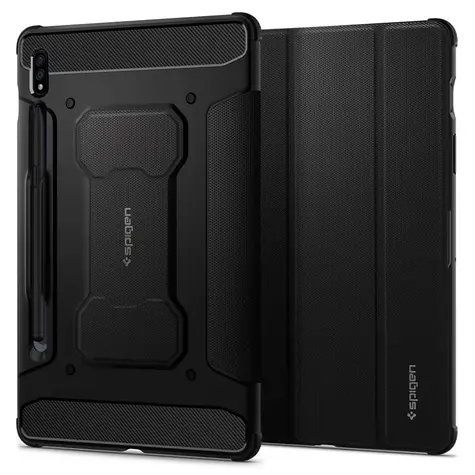 Spigen Rugged Armor Pro ochranný kryt pro Samsung Galaxy Tab S7 černá