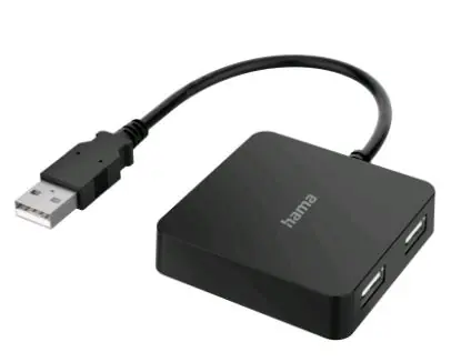 Hama USB 2.0 Hub 1:4 / napájení přes USB