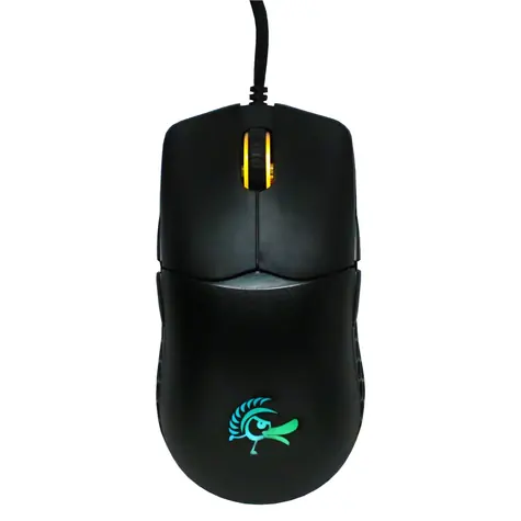 Ducky Feather ARGB - Huano Switches černá / Herní optická myš / 16 000 DPI / 6 tlačítek / 1 kolečko / USB / 1.8 m