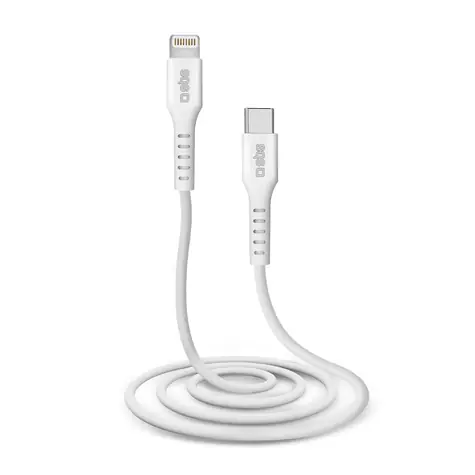 SBS kabel USB - Lightning 1m bílá / MFI