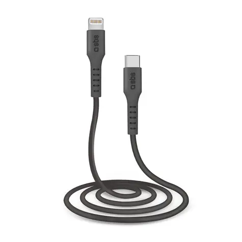 SBS kabel USB - Lightning 1m černá / MFI