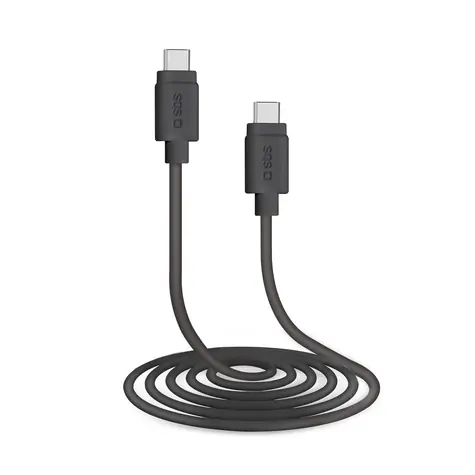 SBS kabel USB-C - USB-C 3.1 1.5m černá