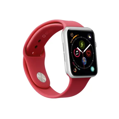 SBS řemínek pro Apple Watch 44 mm velikost (M - L) červená