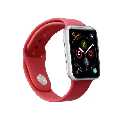 SBS řemínek pro Apple Watch 44 mm velikost (S - M) červená