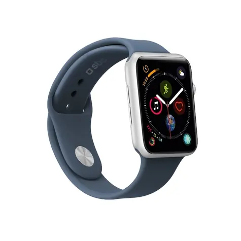 SBS řemínek pro Apple Watch 44 mm velikost (S - M) modrá