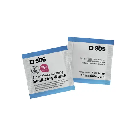 SBS Dezinfekční ubrousky pro čištění smartphonů 6x6cm 50 kusů