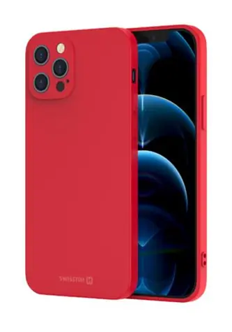 SWISSTEN SOFT JOY pouzdro pro Apple iPhone 13 Pro červená
