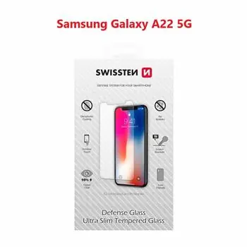 SWISSTEN Ochranné temperované sklo 2.5D pro SAMSUNG A226 GALAXY A22 5G 