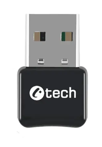 C-TECH BTD-01 USB Bluetooth 5.0 adaptér / USB-A 2.0 / mini dongle / Bluetooth 5.0