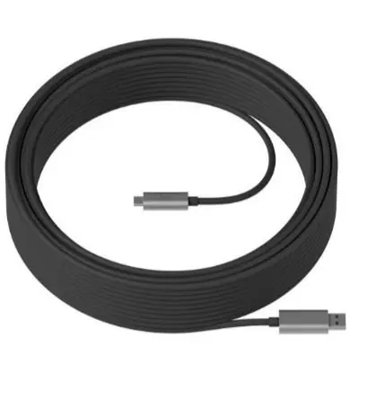 Logitech Strong USB kabel USB-A-USB-C 10m černá