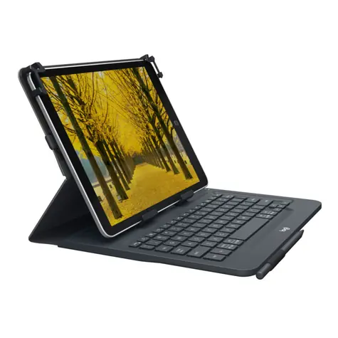 Logitech univerzální pouzdro s klávesnicí DE pro tablety 10