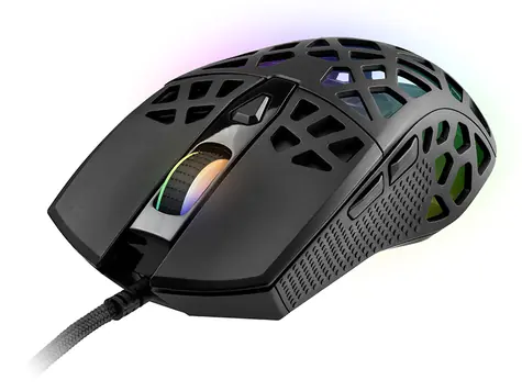 Tracer GAMEZONE Reika RGB černá / optická myš / 7200DPI /podsvícená /  USB / 6 tl / 1.5 m