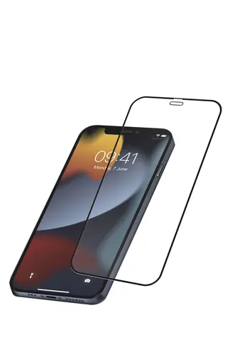 Cellularline CAPSULE Ochranné tvrzené sklo pro celý displej pro Apple iPhone 13 Pro Max černá