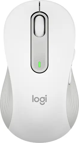 Logitech Wireless M650 L Left bílá / bezdrátová myš pro leváky / 2.4 GHz / Bluetooth / 1x AA