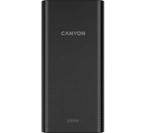 CANYON PB-2001 20000 mAh černá / Powerbanka / 5V / 2.1A / 2x USB-A / Smart IC