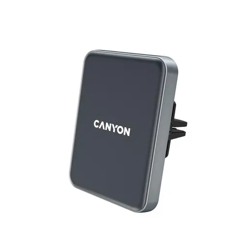 CANYON C-15 MegaFix černá / držák do ventilace auta / magnetický / 15W Qi nabíjení